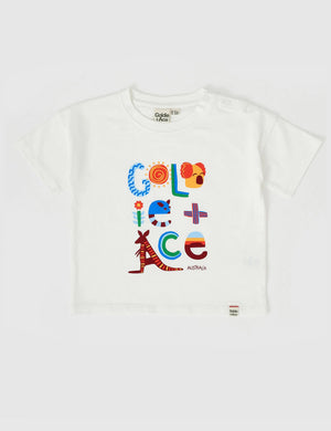 Land Down Under T-Shirt - White Goldie + Ace 