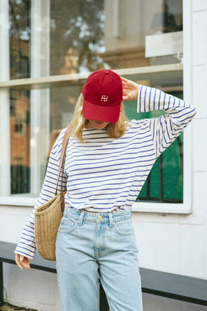 Monogram Cap - Deep Red Ceres Life 