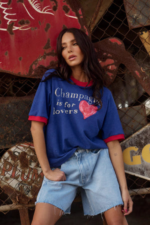 SHOP Champagne is for Lovers Tee - Royal Sabbi 