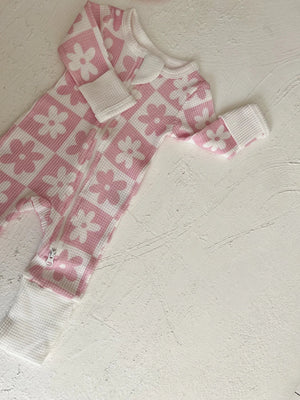 Organic Onesie - Pink Soli Seaka Boo 