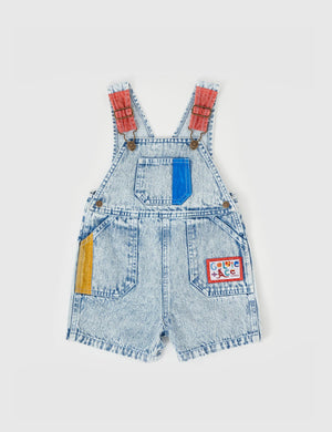 Burton Colour Pop Cargo Denim Overalls Goldie + Ace 