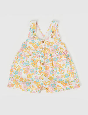 Sara Shortalls Flower Child - Yellow Multi Goldie + Ace 