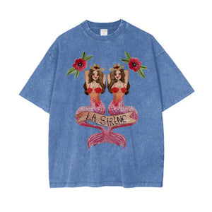 Mermaid Tee - La Sirene - Blue Maku 