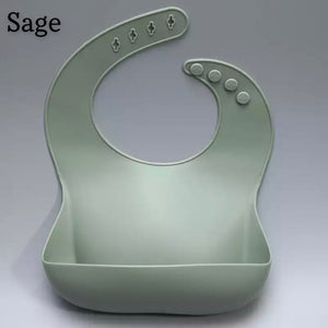 Open image in slideshow, Silicone Bibs - Various Colours Indigo Attic Sage 
